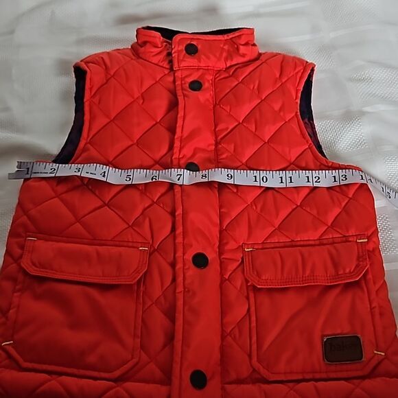 Ted Baker Kid's Zip-Up Puffy Vest 4 Years Red - Picture 10 of 16